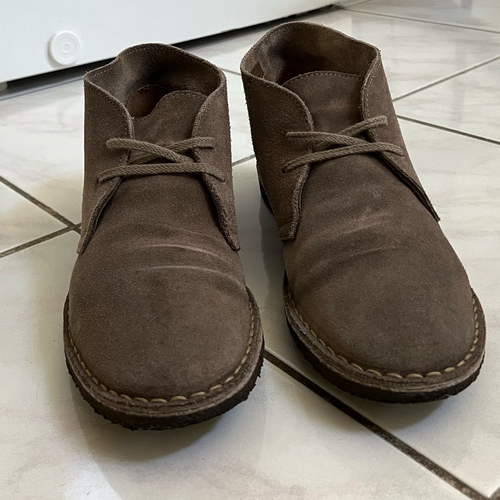 J. Crew Brown Suede Chukka Boots